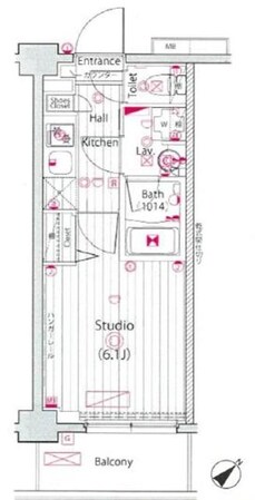 ガーラ大井町グランドステージの物件間取画像